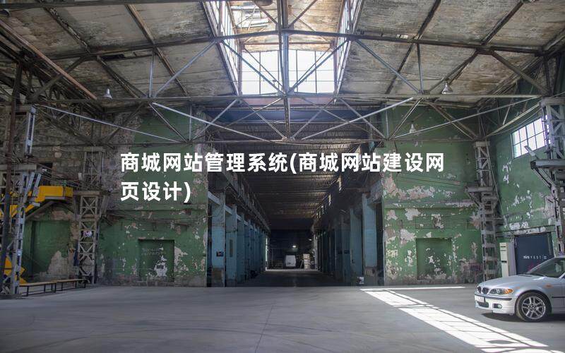 商城网站管理系统(商城网站建设网页设计)