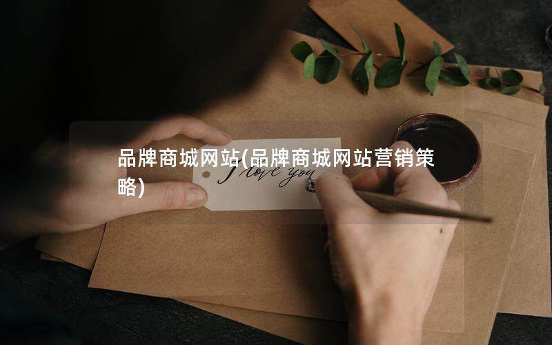 品牌商城网站(品牌商城网站营销策略)