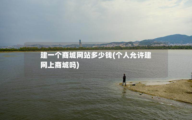 建一个商城网站多少钱(个人允许建网上商城吗)