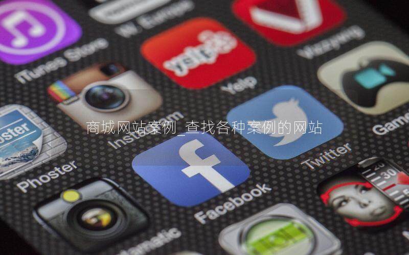 商城网站案例_查找各种案例的网站