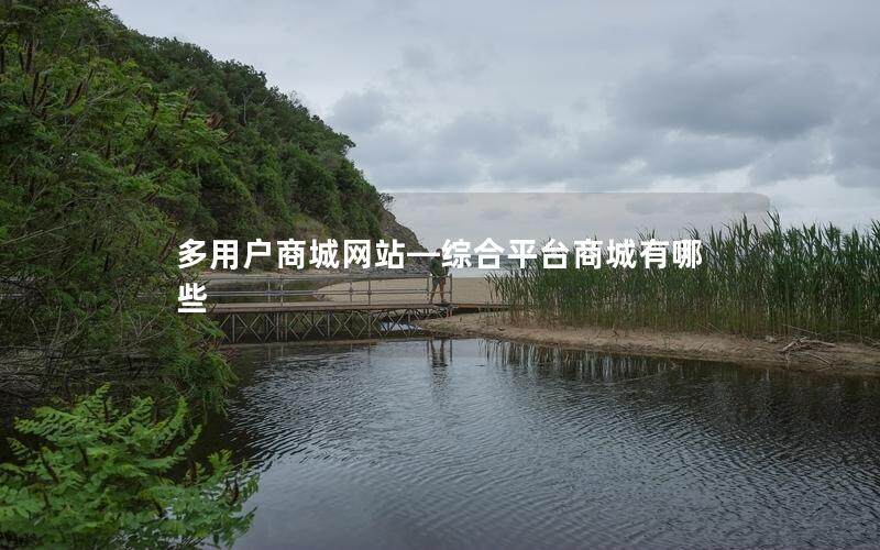 多用户商城网站—综合平台商城有哪些