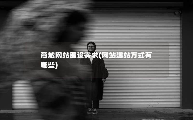 商城网站建设需求(网站建站方式有哪些)