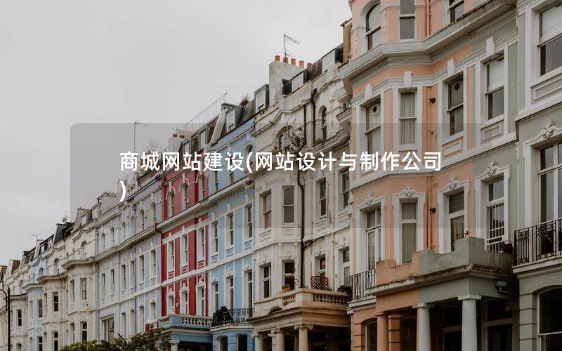 商城网站建设(网站设计与制作公司)